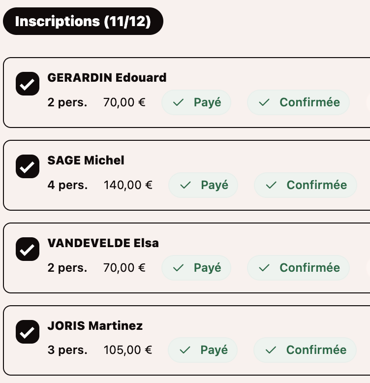 Lien de paiement SMS