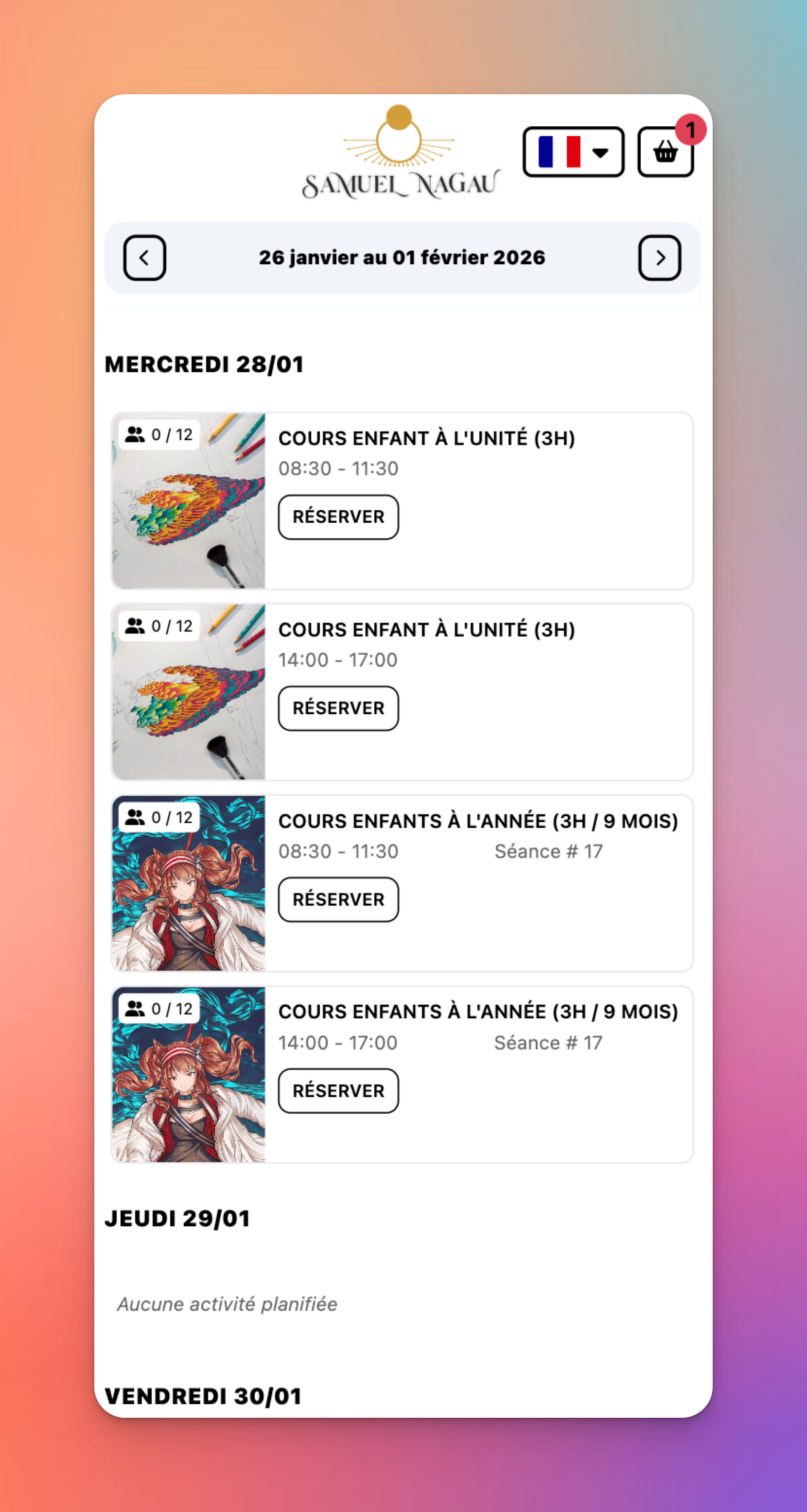 Réservation en ligne sans commission