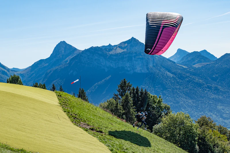Planning parapente dépendant de la météo